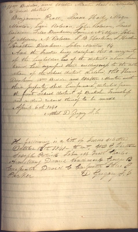 Record Book of Berkshire Township No. 2 1807-1843 (p. 119)