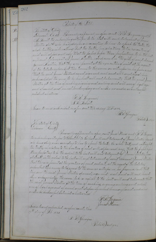 Delaware County Ohio Will Records Vol. 6 1876-1883 (p. 317)