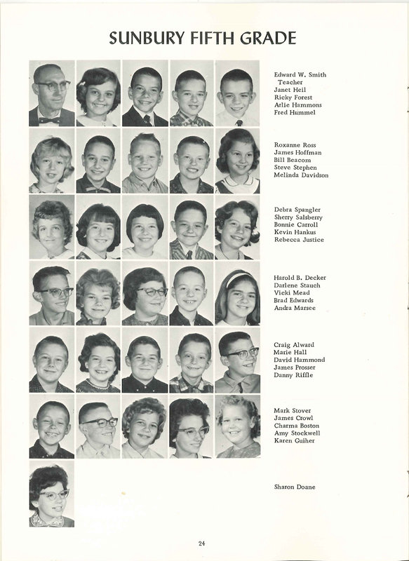 Big Walnut Elementary Schools. 1964: Harlem, Galena, Sunbury (p. 25)