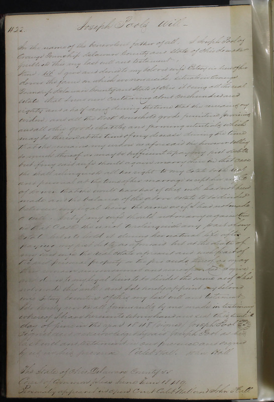 Delaware County Ohio Will Records Vol. 2 1835-1850 (p. 465)