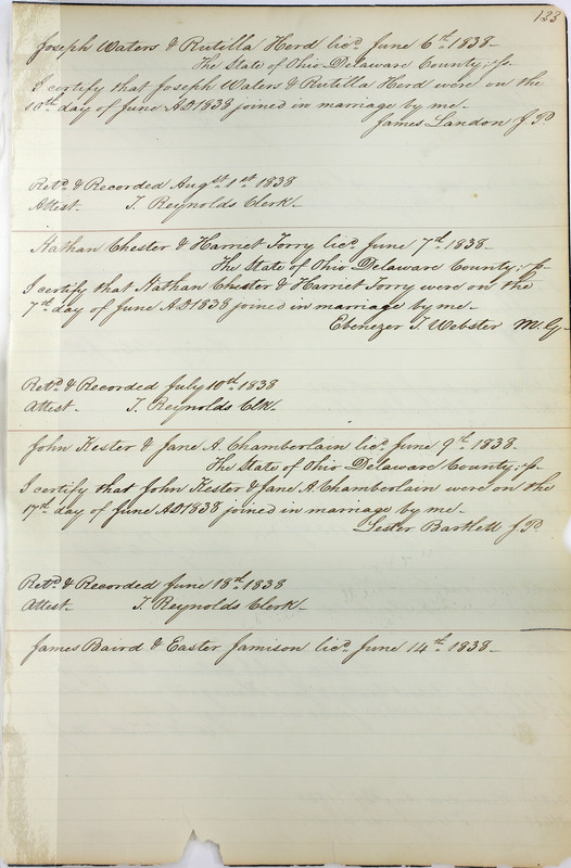 Marriage Records Vol.1 1835-1845 (p. 137)