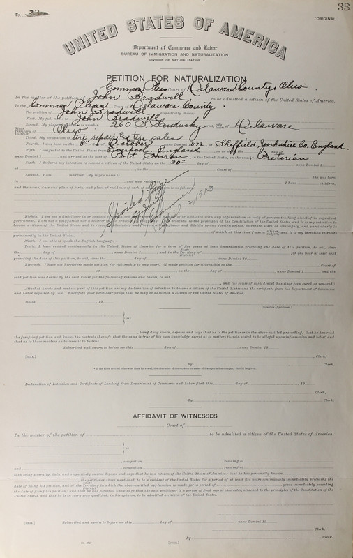 Naturalization Records Delaware County OH (p. 228)