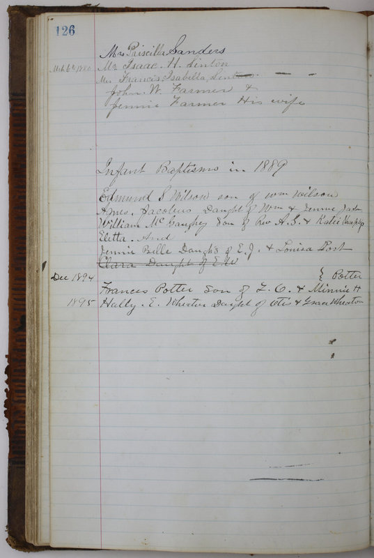 Sessional Records of the 1st Presbyterian Church of Trenton Delaware County Ohio 1873-1937 (p. 118)