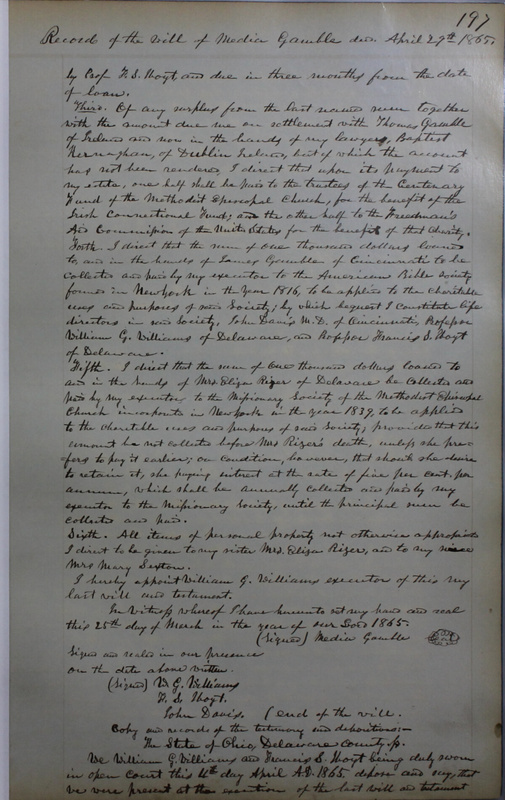 Delaware County Ohio Will Records Vol. 4 1859-1869 (p. 229)