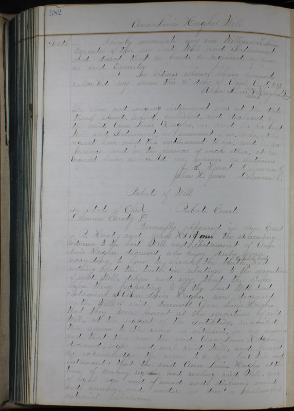 Delaware County Ohio Will Records Vol. 6 1876-1883 (p. 635)