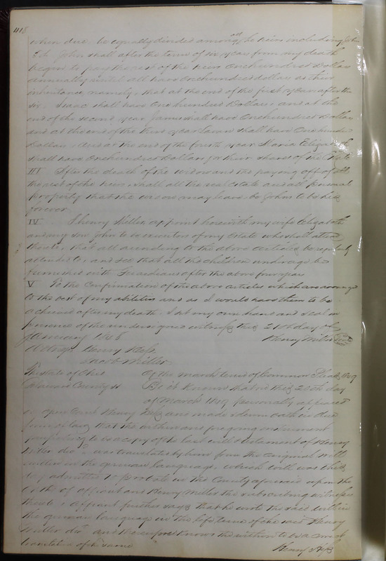 Delaware County Ohio Will Records Vol. 2 1835-1850 (p. 461)