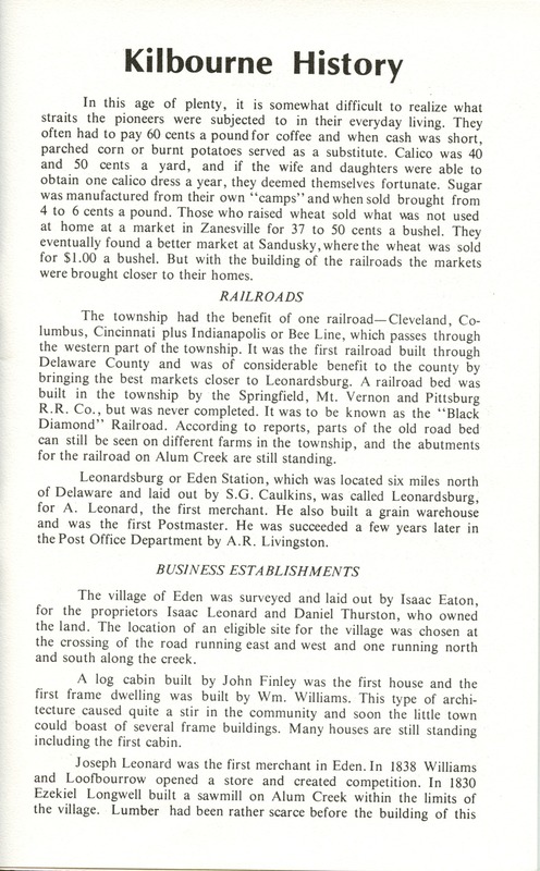 Kilbourne Bicentennial Day Program (p. 4)