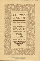 Course of Study Rules and Regulations of Thompson Township Delaware County, Ohio Public Schools (p. 1)