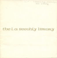 L. A. Beeghly Library (p. 1)