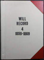 Delaware County Ohio Will Records Vol. 4 1859-1869